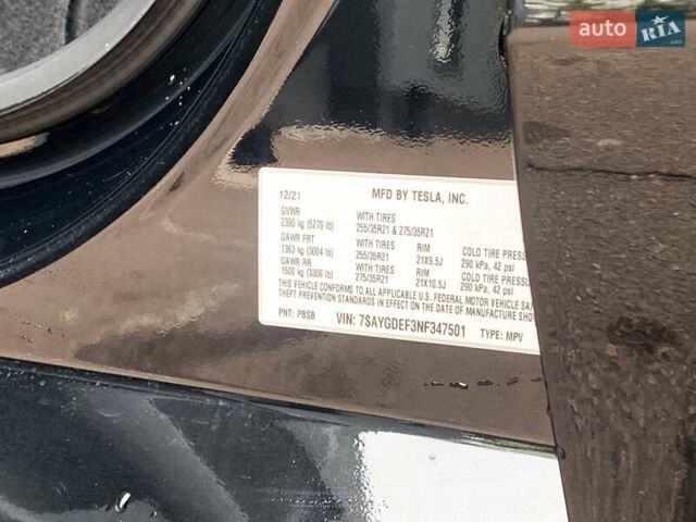 Чорний Тесла Model Y, об'ємом двигуна 0 л та пробігом 73 тис. км за 28500 $, фото 24 на Automoto.ua