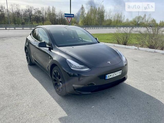 Черный Тесла Model Y, объемом двигателя 0 л и пробегом 55 тыс. км за 32900 $, фото 15 на Automoto.ua