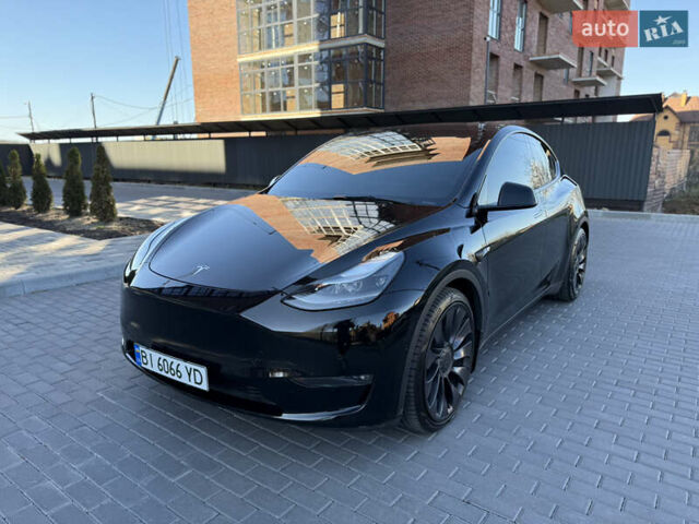 Черный Тесла Model Y, объемом двигателя 0 л и пробегом 68 тыс. км за 28500 $, фото 10 на Automoto.ua