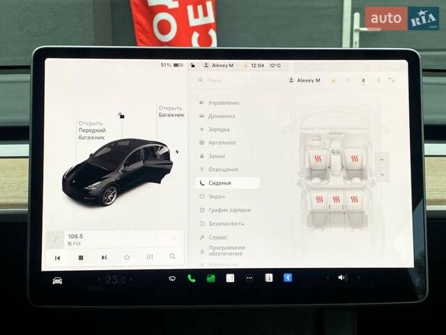 Чорний Тесла Model Y, об'ємом двигуна 0 л та пробігом 73 тис. км за 28500 $, фото 19 на Automoto.ua