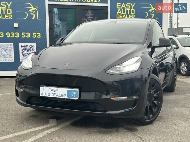 Черный Тесла Model Y, объемом двигателя 0 л и пробегом 127 тыс. км за 26990 $, фото 1 на Automoto.ua