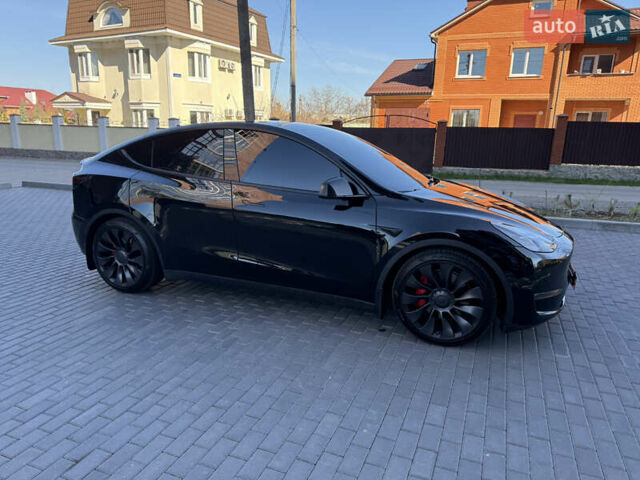 Черный Тесла Model Y, объемом двигателя 0 л и пробегом 68 тыс. км за 28500 $, фото 66 на Automoto.ua
