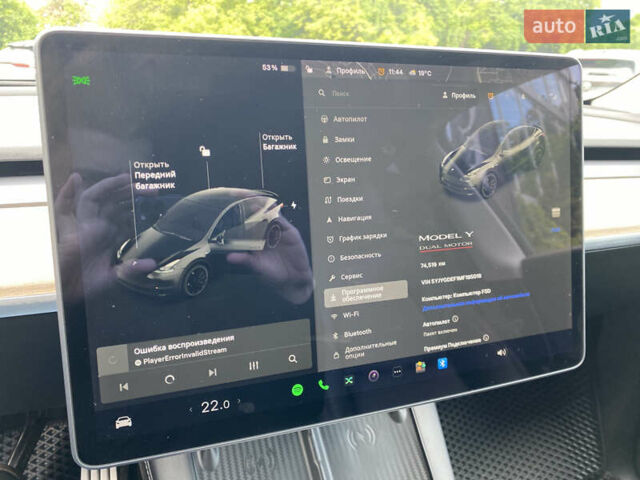 Черный Тесла Model Y, объемом двигателя 0 л и пробегом 74 тыс. км за 27699 $, фото 20 на Automoto.ua