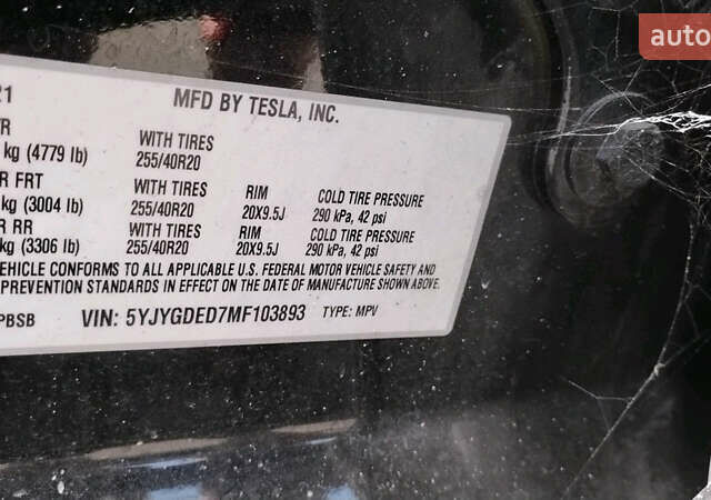 Черный Тесла Model Y, объемом двигателя 0 л и пробегом 165 тыс. км за 18800 $, фото 12 на Automoto.ua