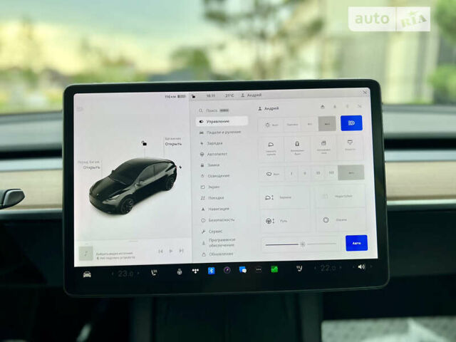 Черный Тесла Model Y, объемом двигателя 0 л и пробегом 21 тыс. км за 44000 $, фото 35 на Automoto.ua