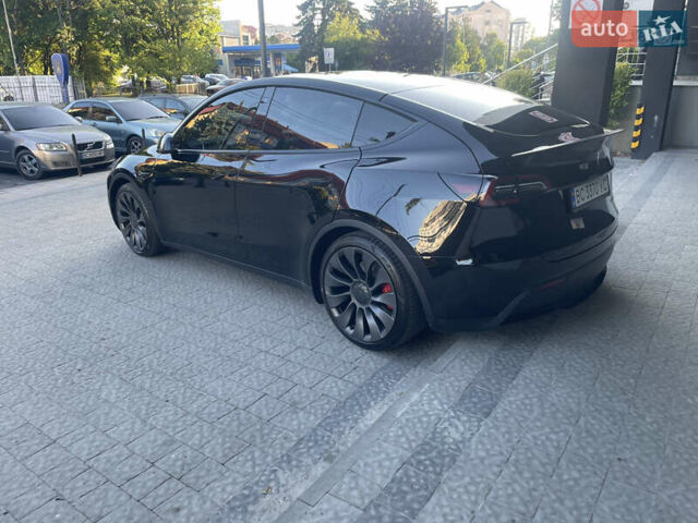 Черный Тесла Model Y, объемом двигателя 0 л и пробегом 77 тыс. км за 22700 $, фото 4 на Automoto.ua