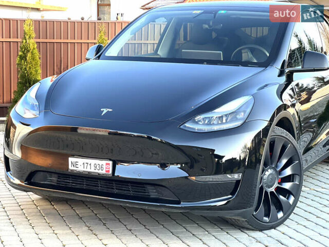 Черный Тесла Model Y, объемом двигателя 0 л и пробегом 100 тыс. км за 28900 $, фото 8 на Automoto.ua