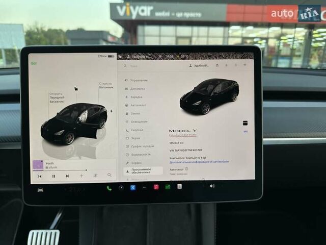 Черный Тесла Model Y, объемом двигателя 0 л и пробегом 135 тыс. км за 26899 $, фото 47 на Automoto.ua