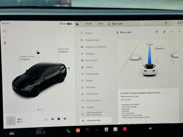 Черный Тесла Model Y, объемом двигателя 0 л и пробегом 15 тыс. км за 32800 $, фото 5 на Automoto.ua