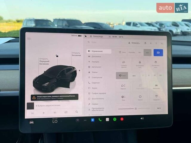 Черный Тесла Model Y, объемом двигателя 0 л и пробегом 73 тыс. км за 27890 $, фото 18 на Automoto.ua