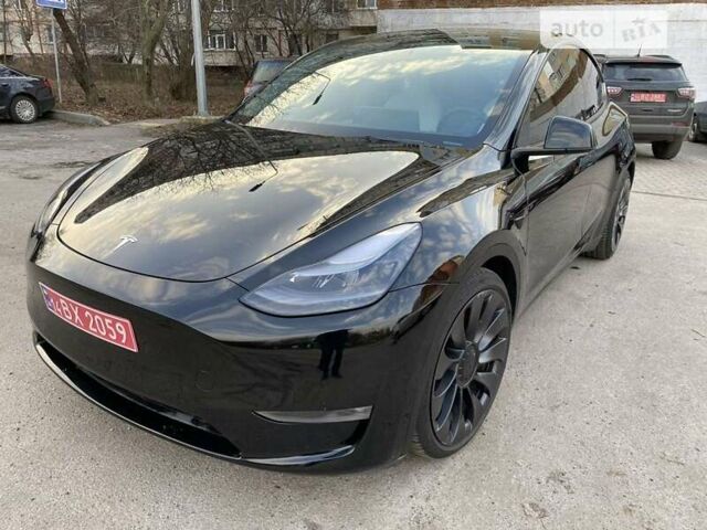 Черный Тесла Model Y, объемом двигателя 0 л и пробегом 34 тыс. км за 35400 $, фото 33 на Automoto.ua