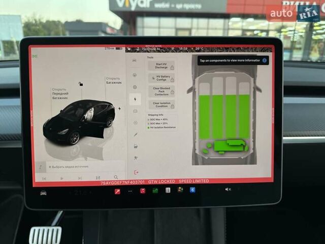 Черный Тесла Model Y, объемом двигателя 0 л и пробегом 135 тыс. км за 26899 $, фото 45 на Automoto.ua