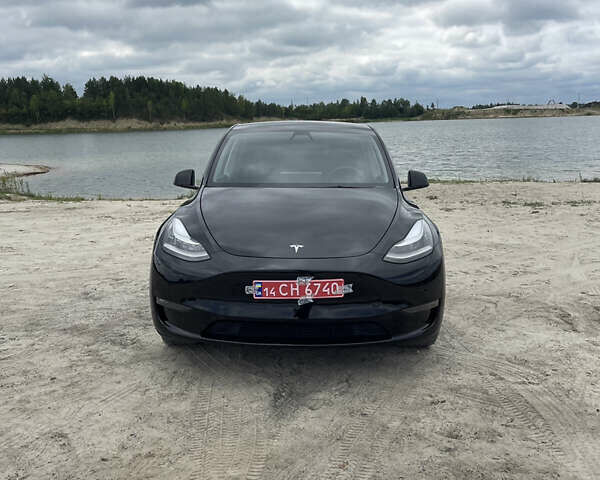 Черный Тесла Model Y, объемом двигателя 0 л и пробегом 83 тыс. км за 25500 $, фото 1 на Automoto.ua