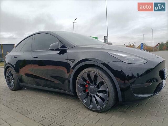 Черный Тесла Model Y, объемом двигателя 0 л и пробегом 52 тыс. км за 26300 $, фото 9 на Automoto.ua