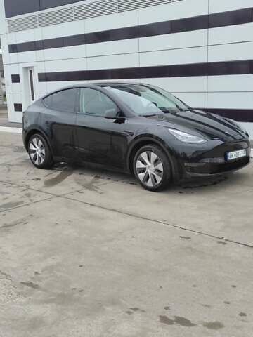 Черный Тесла Model Y, объемом двигателя 0 л и пробегом 46 тыс. км за 25900 $, фото 1 на Automoto.ua