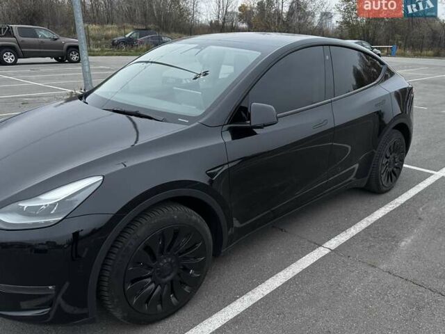 Черный Тесла Model Y, объемом двигателя 0 л и пробегом 46 тыс. км за 34000 $, фото 5 на Automoto.ua