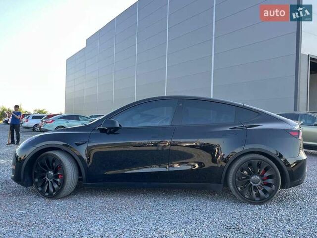 Черный Тесла Model Y, объемом двигателя 0 л и пробегом 73 тыс. км за 27890 $, фото 11 на Automoto.ua