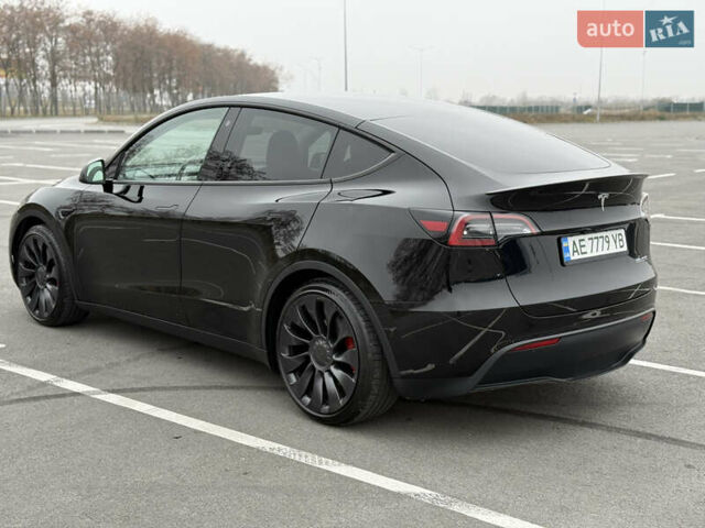 Черный Тесла Model Y, объемом двигателя 0 л и пробегом 22 тыс. км за 27999 $, фото 11 на Automoto.ua