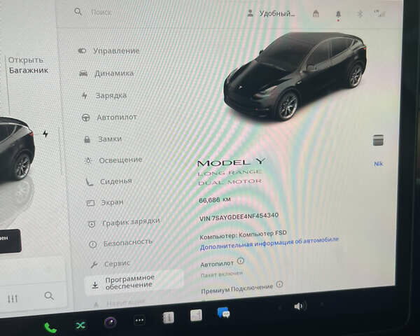 Черный Тесла Model Y, объемом двигателя 0 л и пробегом 67 тыс. км за 27500 $, фото 35 на Automoto.ua