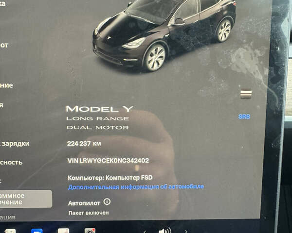 Черный Тесла Model Y, объемом двигателя 0 л и пробегом 224 тыс. км за 27500 $, фото 31 на Automoto.ua
