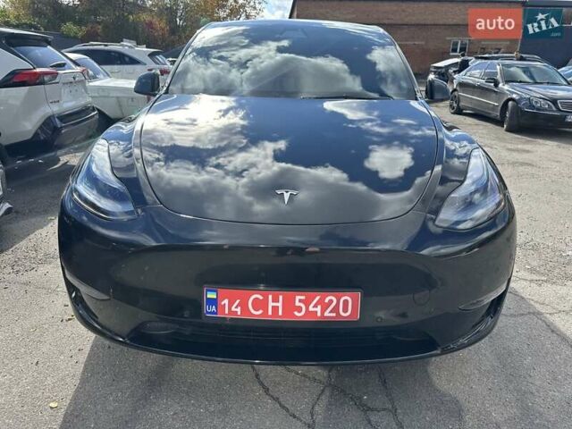 Черный Тесла Model Y, объемом двигателя 0 л и пробегом 49 тыс. км за 27555 $, фото 10 на Automoto.ua