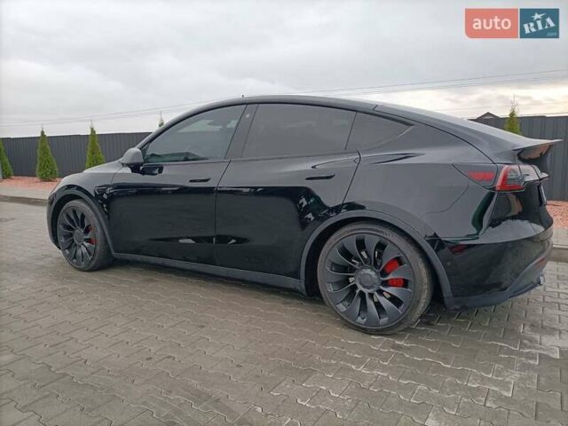 Черный Тесла Model Y, объемом двигателя 0 л и пробегом 52 тыс. км за 26300 $, фото 11 на Automoto.ua