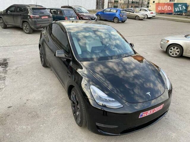 Черный Тесла Model Y, объемом двигателя 0 л и пробегом 34 тыс. км за 35400 $, фото 19 на Automoto.ua