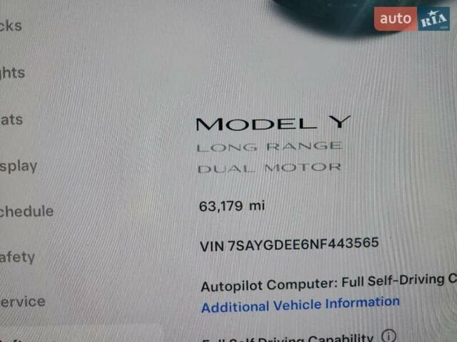Чорний Тесла Model Y, об'ємом двигуна 0 л та пробігом 102 тис. км за 19000 $, фото 8 на Automoto.ua