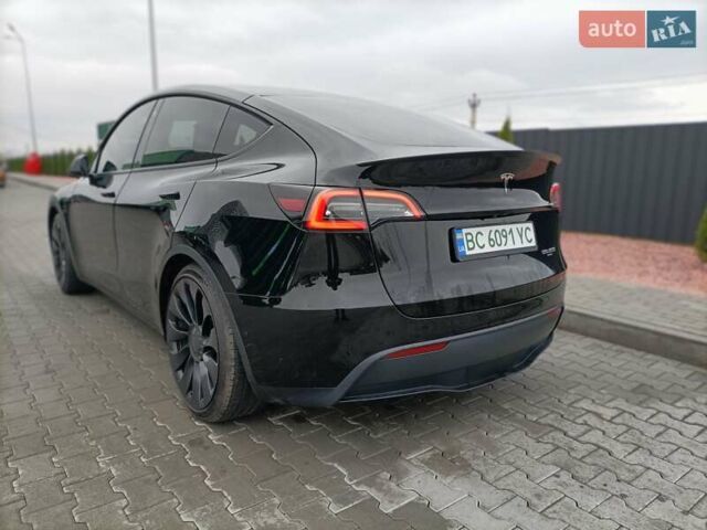 Черный Тесла Model Y, объемом двигателя 0 л и пробегом 52 тыс. км за 26300 $, фото 3 на Automoto.ua