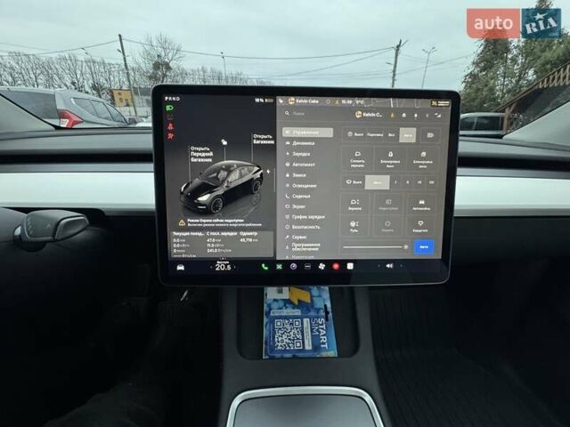 Черный Тесла Model Y, объемом двигателя 0 л и пробегом 45 тыс. км за 25999 $, фото 29 на Automoto.ua