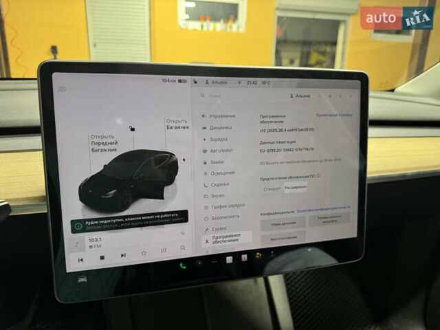 Черный Тесла Model Y, объемом двигателя 0 л и пробегом 89 тыс. км за 25500 $, фото 12 на Automoto.ua