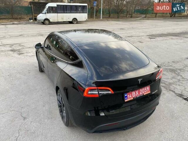 Черный Тесла Model Y, объемом двигателя 0 л и пробегом 34 тыс. км за 35400 $, фото 28 на Automoto.ua