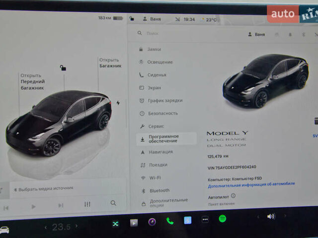 Чорний Тесла Model Y, об'ємом двигуна 0 л та пробігом 130 тис. км за 25500 $, фото 53 на Automoto.ua