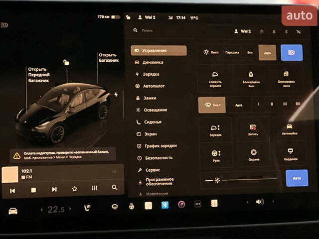Черный Тесла Model Y, объемом двигателя 0 л и пробегом 121 тыс. км за 25750 $, фото 16 на Automoto.ua