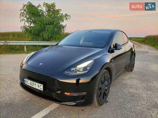 Черный Тесла Model Y, объемом двигателя 0 л и пробегом 50 тыс. км за 26600 $, фото 10 на Automoto.ua