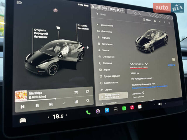 Черный Тесла Model Y, объемом двигателя 0 л и пробегом 85 тыс. км за 28000 $, фото 18 на Automoto.ua