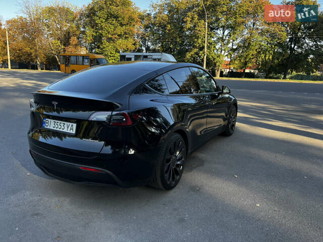 Черный Тесла Model Y, объемом двигателя 0 л и пробегом 83 тыс. км за 30000 $, фото 3 на Automoto.ua