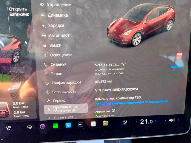 Чорний Тесла Model Y, об'ємом двигуна 0 л та пробігом 92 тис. км за 25000 $, фото 7 на Automoto.ua
