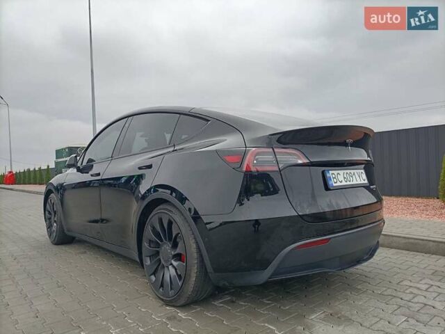 Черный Тесла Model Y, объемом двигателя 0 л и пробегом 52 тыс. км за 26300 $, фото 14 на Automoto.ua