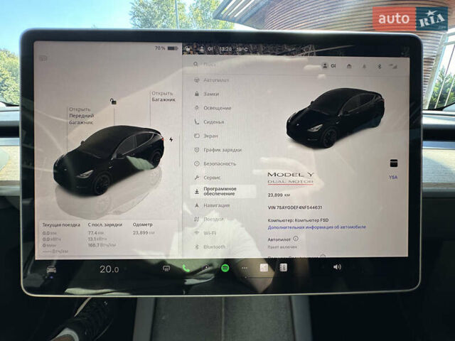 Чорний Тесла Model Y, об'ємом двигуна 0 л та пробігом 22 тис. км за 33900 $, фото 21 на Automoto.ua