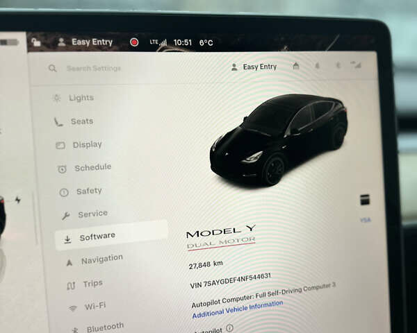 Чорний Тесла Model Y, об'ємом двигуна 0 л та пробігом 27 тис. км за 28900 $, фото 24 на Automoto.ua
