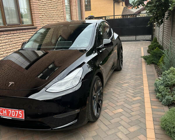 Черный Тесла Model Y, объемом двигателя 0 л и пробегом 56 тыс. км за 27000 $, фото 5 на Automoto.ua