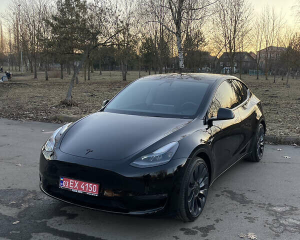 Черный Тесла Model Y, объемом двигателя 0 л и пробегом 83 тыс. км за 25900 $, фото 21 на Automoto.ua