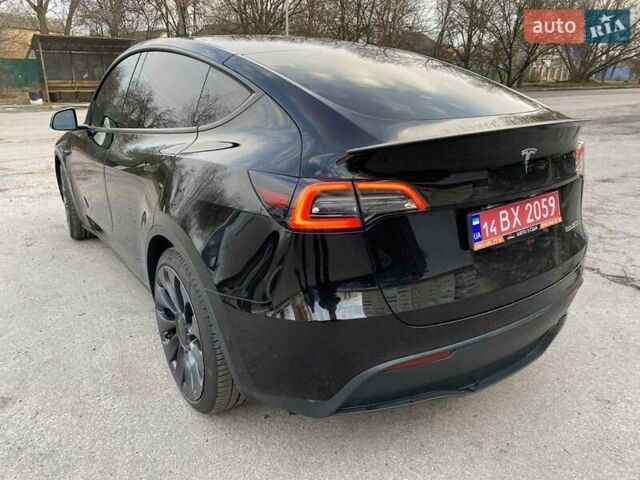 Черный Тесла Model Y, объемом двигателя 0 л и пробегом 34 тыс. км за 35400 $, фото 35 на Automoto.ua
