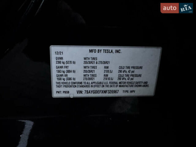 Черный Тесла Model Y, объемом двигателя 0 л и пробегом 85 тыс. км за 28000 $, фото 60 на Automoto.ua