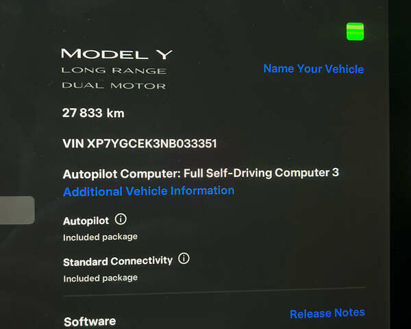 Черный Тесла Model Y, объемом двигателя 0 л и пробегом 28 тыс. км за 35990 $, фото 16 на Automoto.ua
