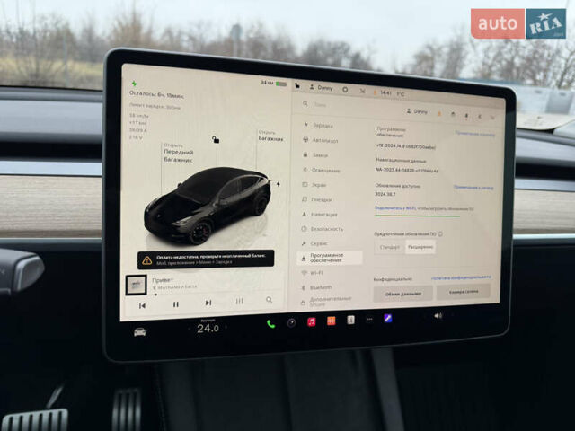 Черный Тесла Model Y, объемом двигателя 0 л и пробегом 22 тыс. км за 27999 $, фото 34 на Automoto.ua