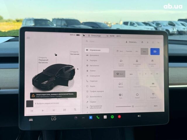 Черный Тесла Model Y, объемом двигателя 0 л и пробегом 73 тыс. км за 27890 $, фото 19 на Automoto.ua