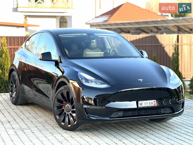 Черный Тесла Model Y, объемом двигателя 0 л и пробегом 100 тыс. км за 28900 $, фото 14 на Automoto.ua