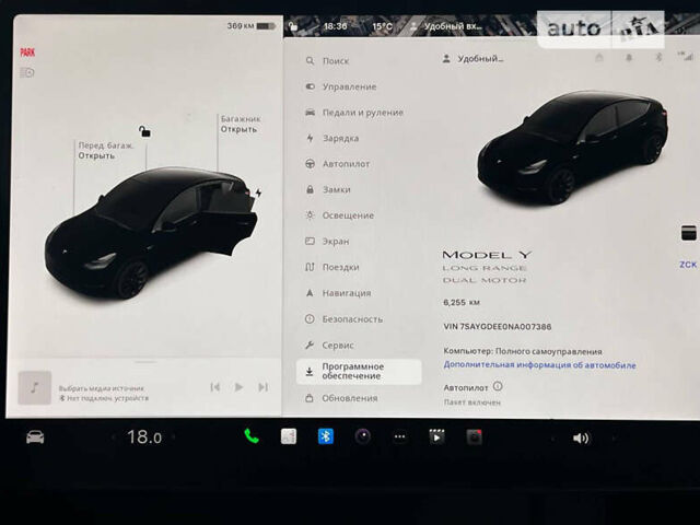 Черный Тесла Model Y, объемом двигателя 0 л и пробегом 6 тыс. км за 27900 $, фото 61 на Automoto.ua